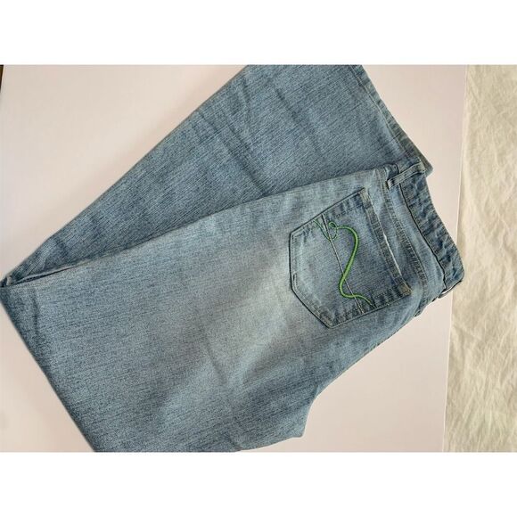 Duck Head Women's Flare Jeans Size 11 Light‎ Wash Blue Denim Stretch - Picture 5 of 15